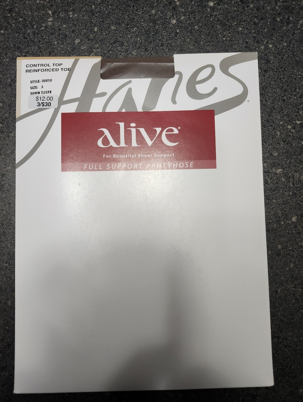 Hanes alive Full Support Pantyhose - Taupe